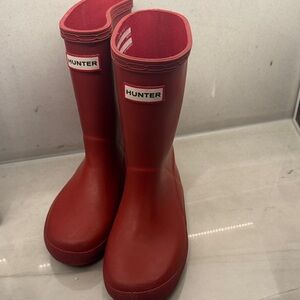 Hunter Kids Classic Red Boots